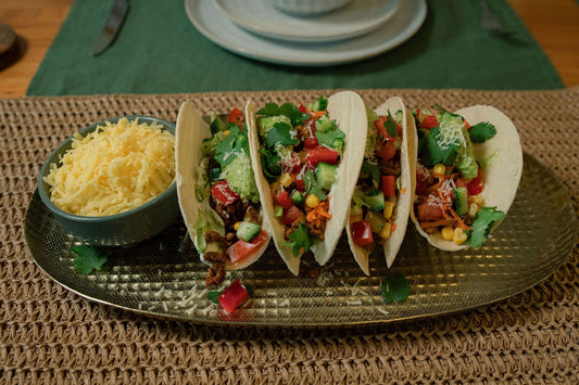 Low FODMAP beef tacos made with Mexican Spice.
